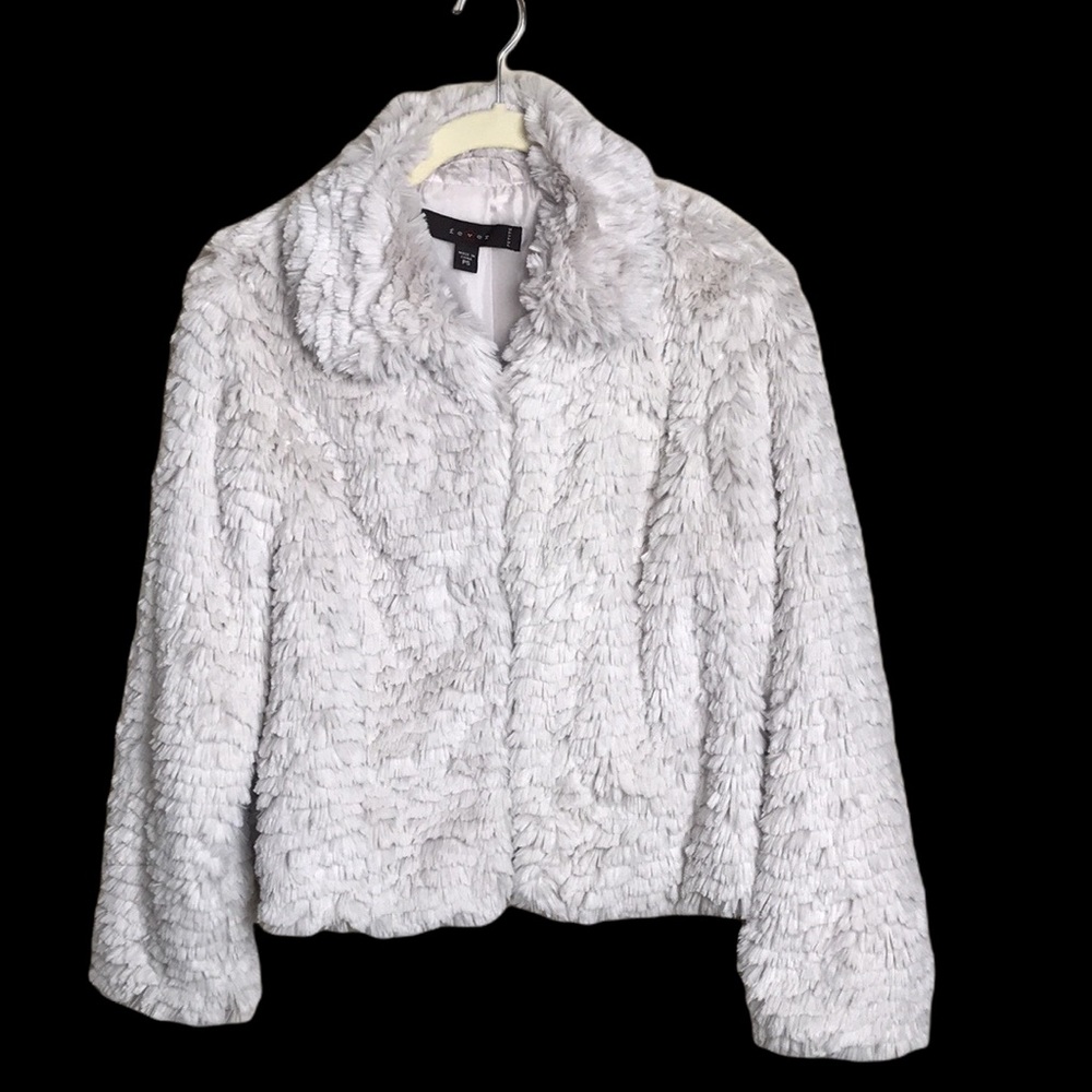Fever Faux Fur Mob Wife Jacket NWT